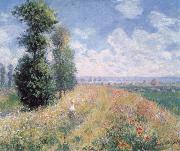 Poplars near Argenteuil, Claude Monet